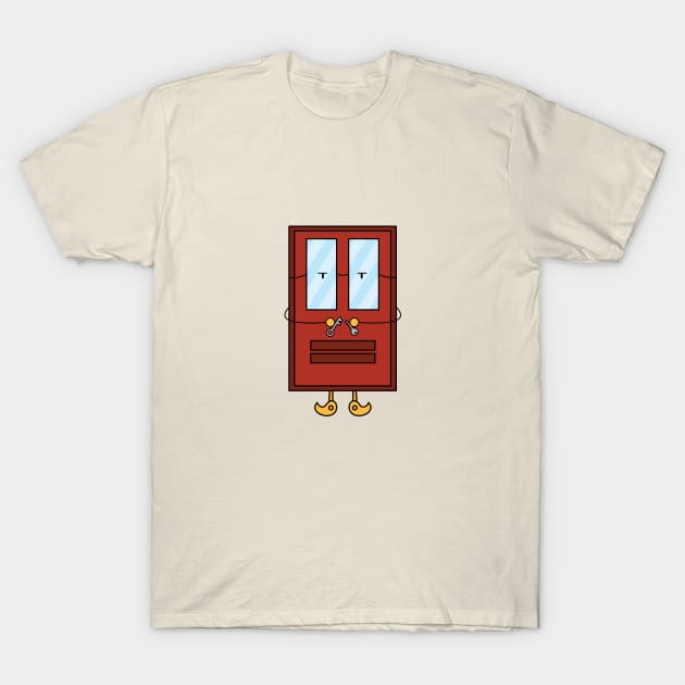 cute lock picking door T-Shirt by wordspotrayal